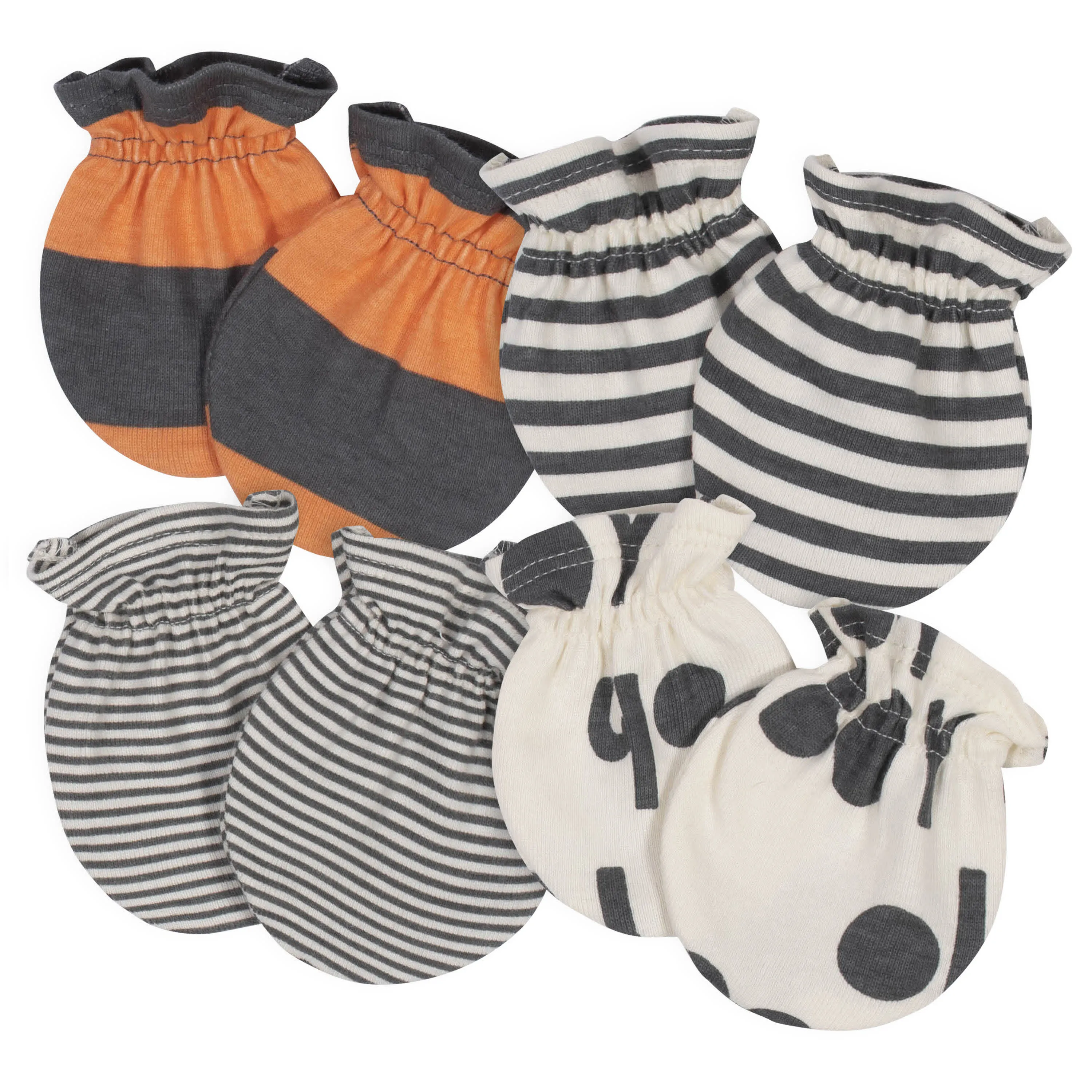 4-Pack Baby Boys Bicycle No Scratch Mittens