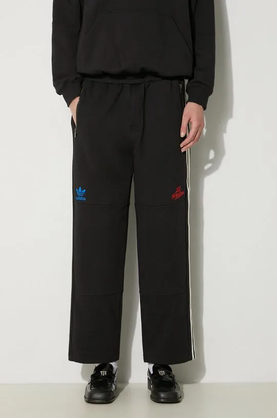 adidas Originals joggers 100T Pant black color IW4592