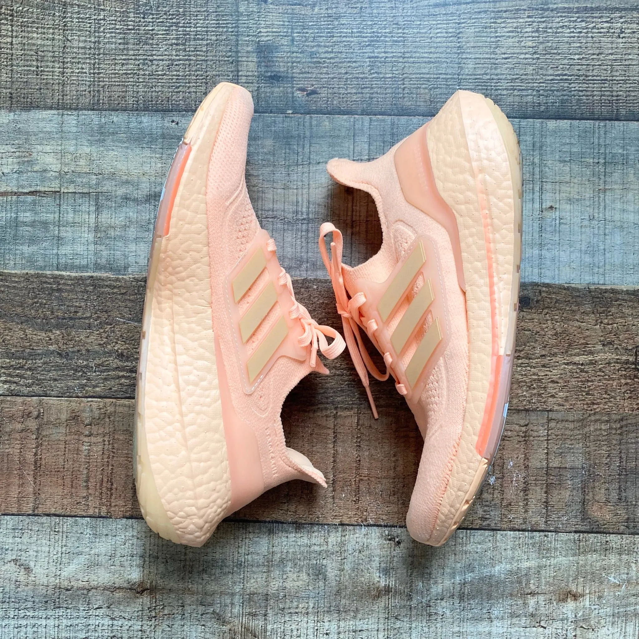 Adidas Ultra Boost Peach Sneakers- Size 7.5 (see notes)