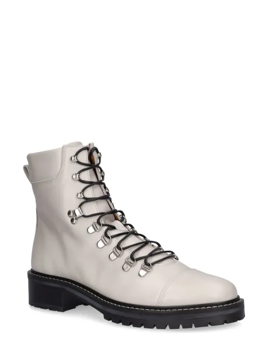 Aeyde   45mm Fiona leather hiking boots 