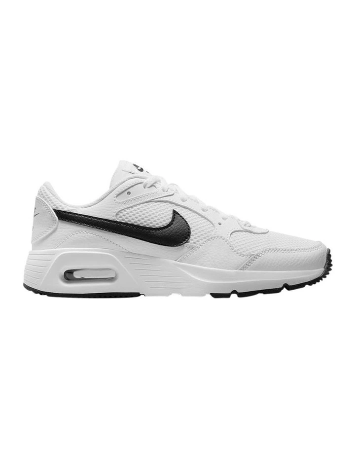 Air Max Grade School Sneakers in White/Black/White