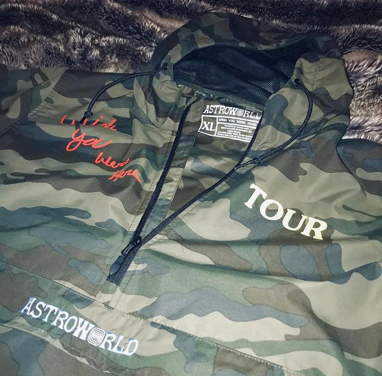 Astroworld Tour Camo Windbreaker