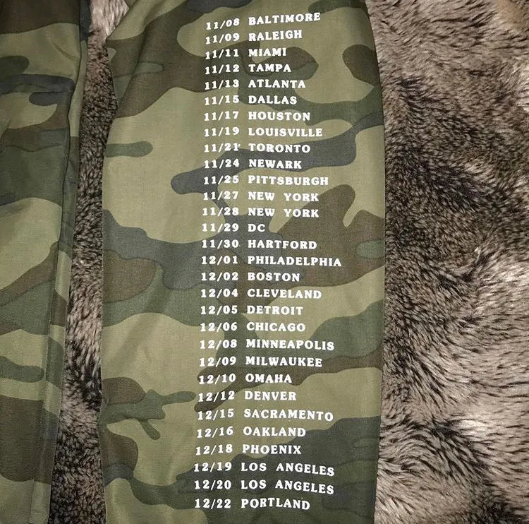 Astroworld Tour Camo Windbreaker