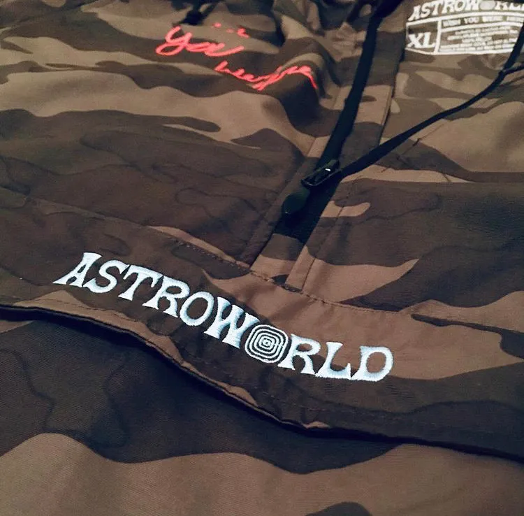 Astroworld Tour Camo Windbreaker