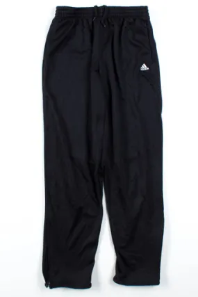 Black Adidas 3 Stripe Climalite Joggers