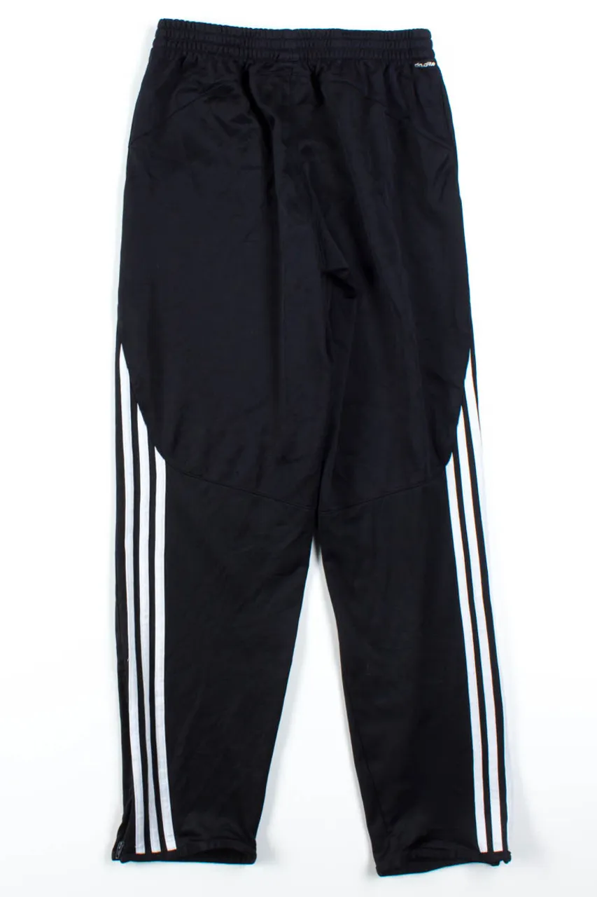 Black Adidas 3 Stripe Climalite Joggers