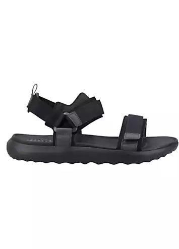 Black Carson Sandals by Hey Dude | Look Again