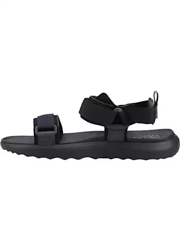 Black Carson Sandals by Hey Dude | Look Again