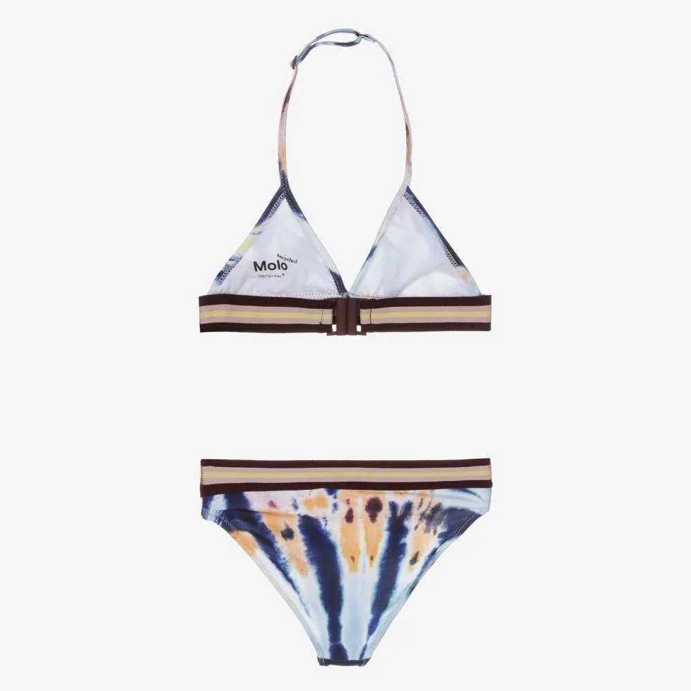 Blue Tie Dye Bikini (UPF 50+)