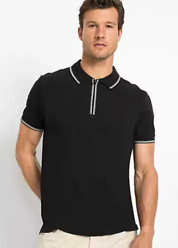 bonprix Tipped Polo Shirt | Grattan