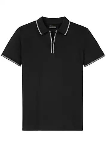 bonprix Tipped Polo Shirt | Grattan