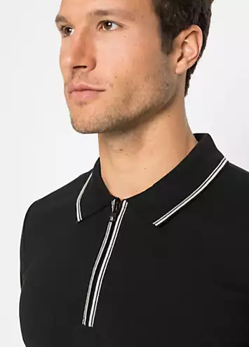 bonprix Tipped Polo Shirt | Grattan