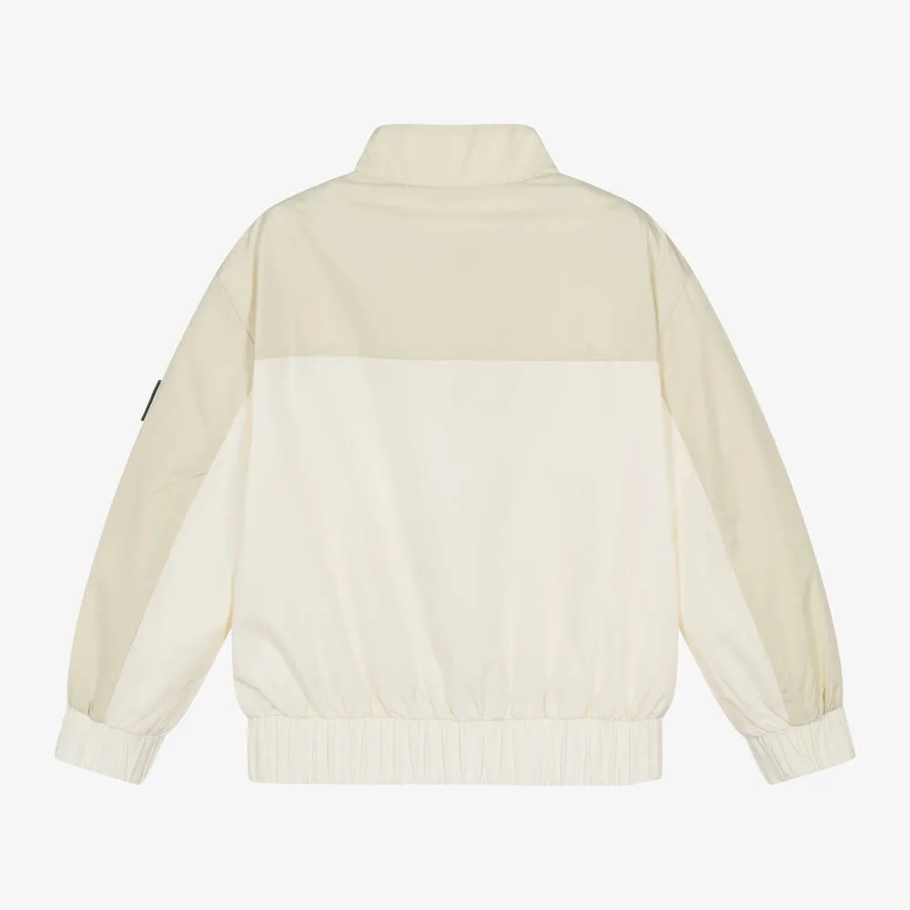 Boys Ivory Windbreaker Jacket