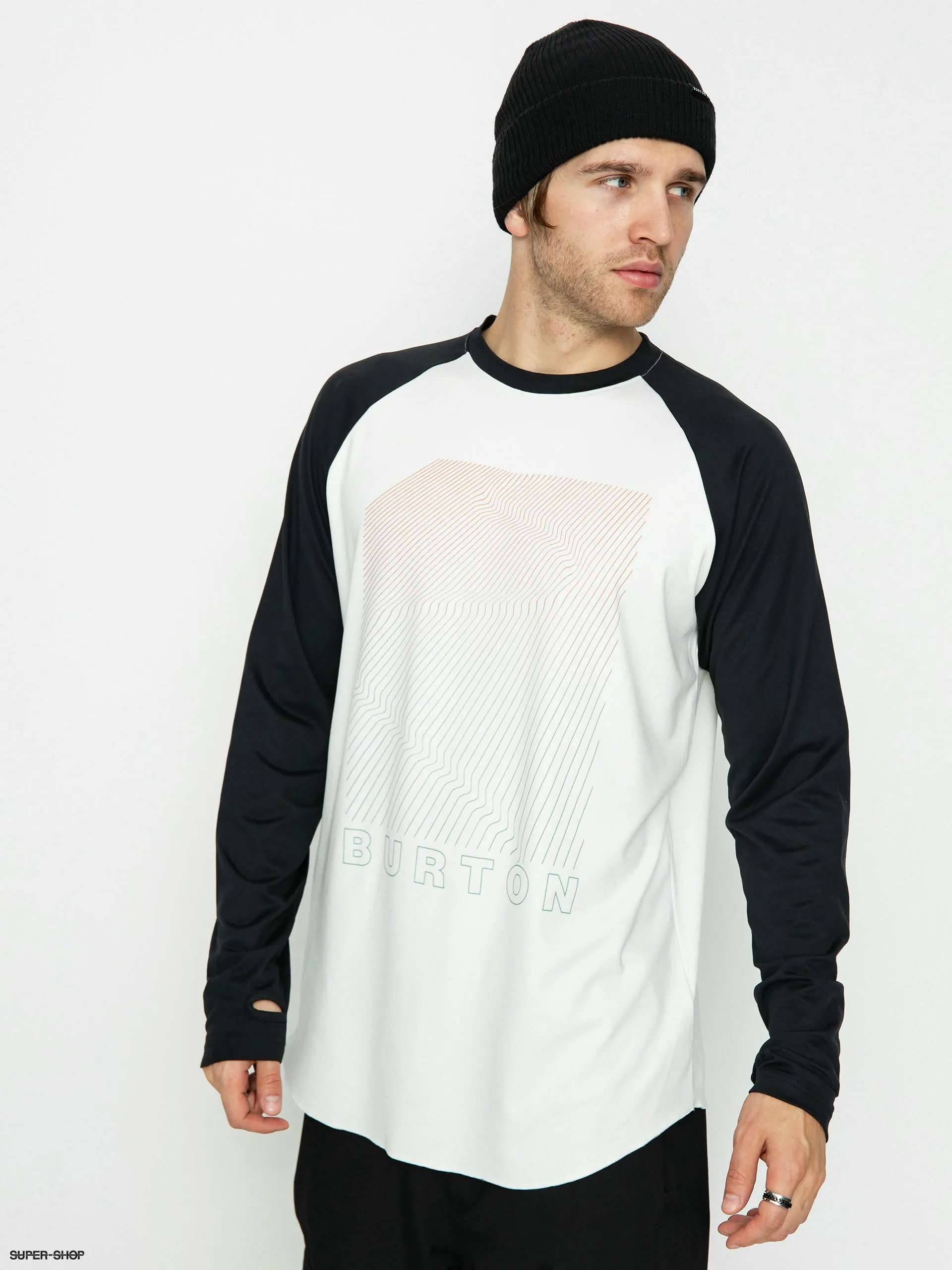 Burton Roadie Base Layer Tech Longsleeve (true black/stout white)