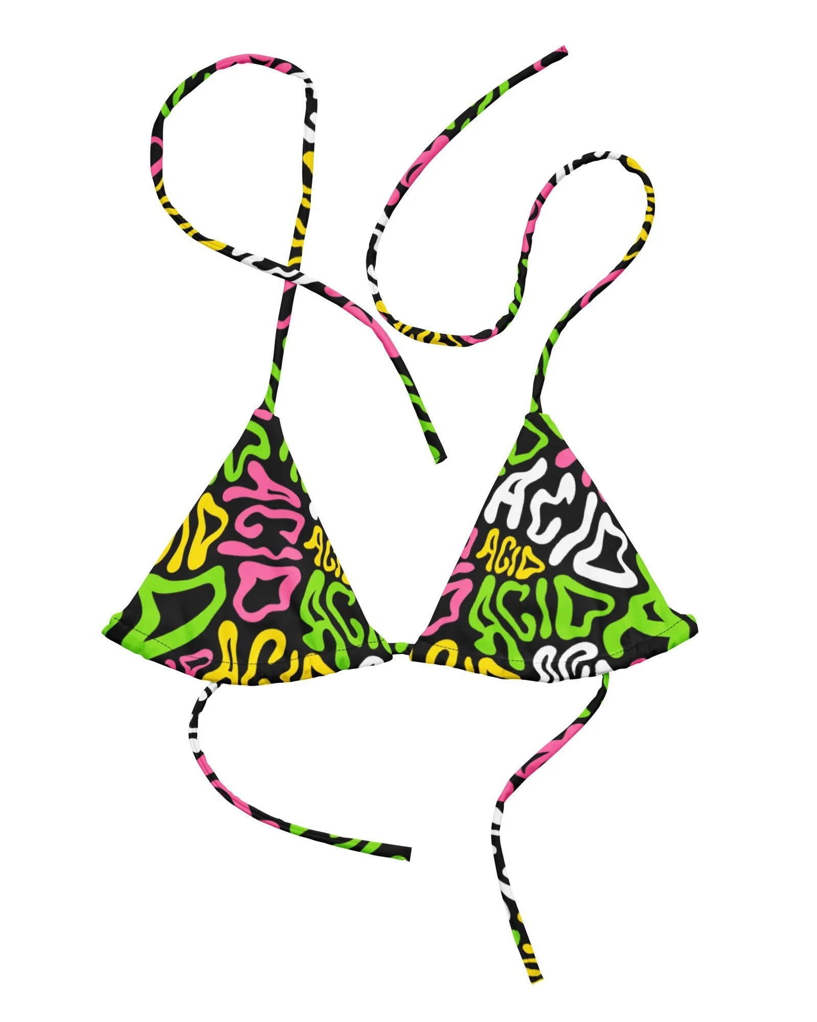 Candy Acid Bikini Top