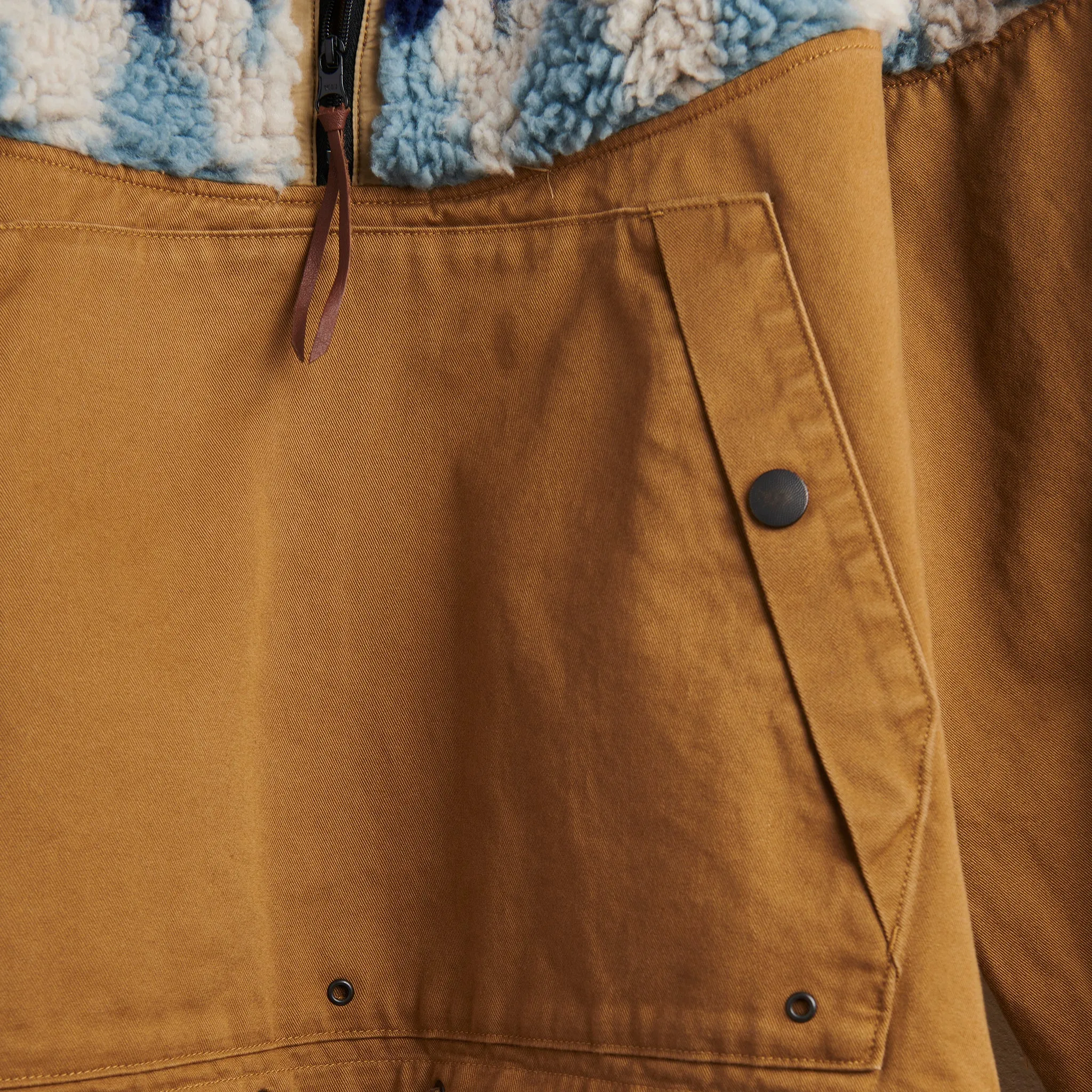 Chino x BOA Fleece NORDIC Anorak - Camel