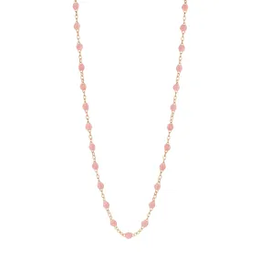 Classic Gigi Blush necklace, Rose Gold, 16.5