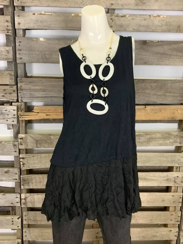 CM31215 Sophia Tank-Black