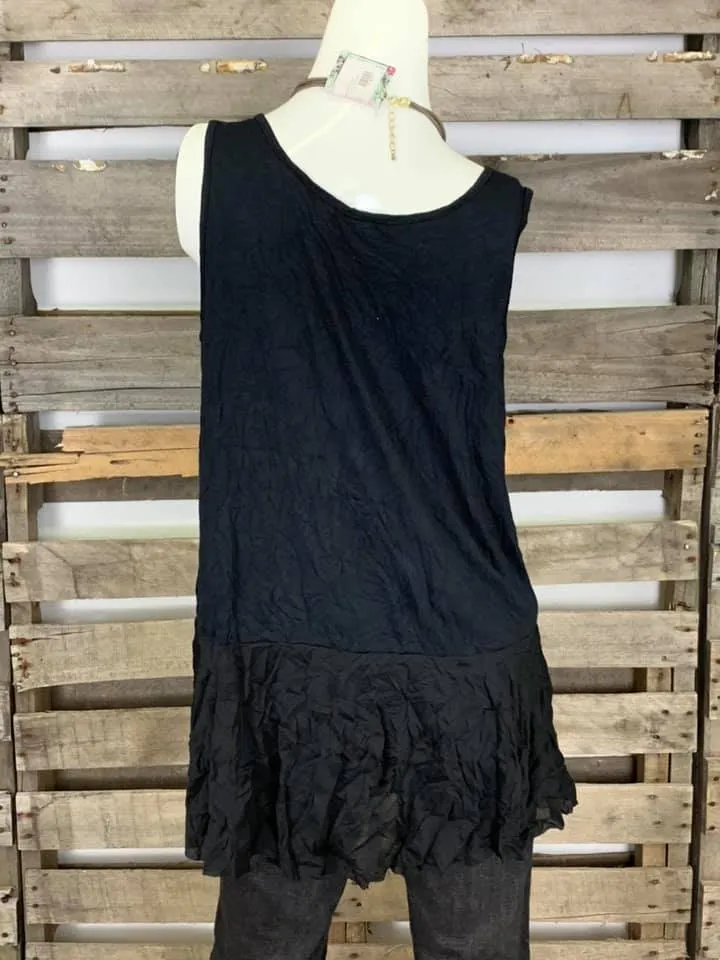 CM31215 Sophia Tank-Black