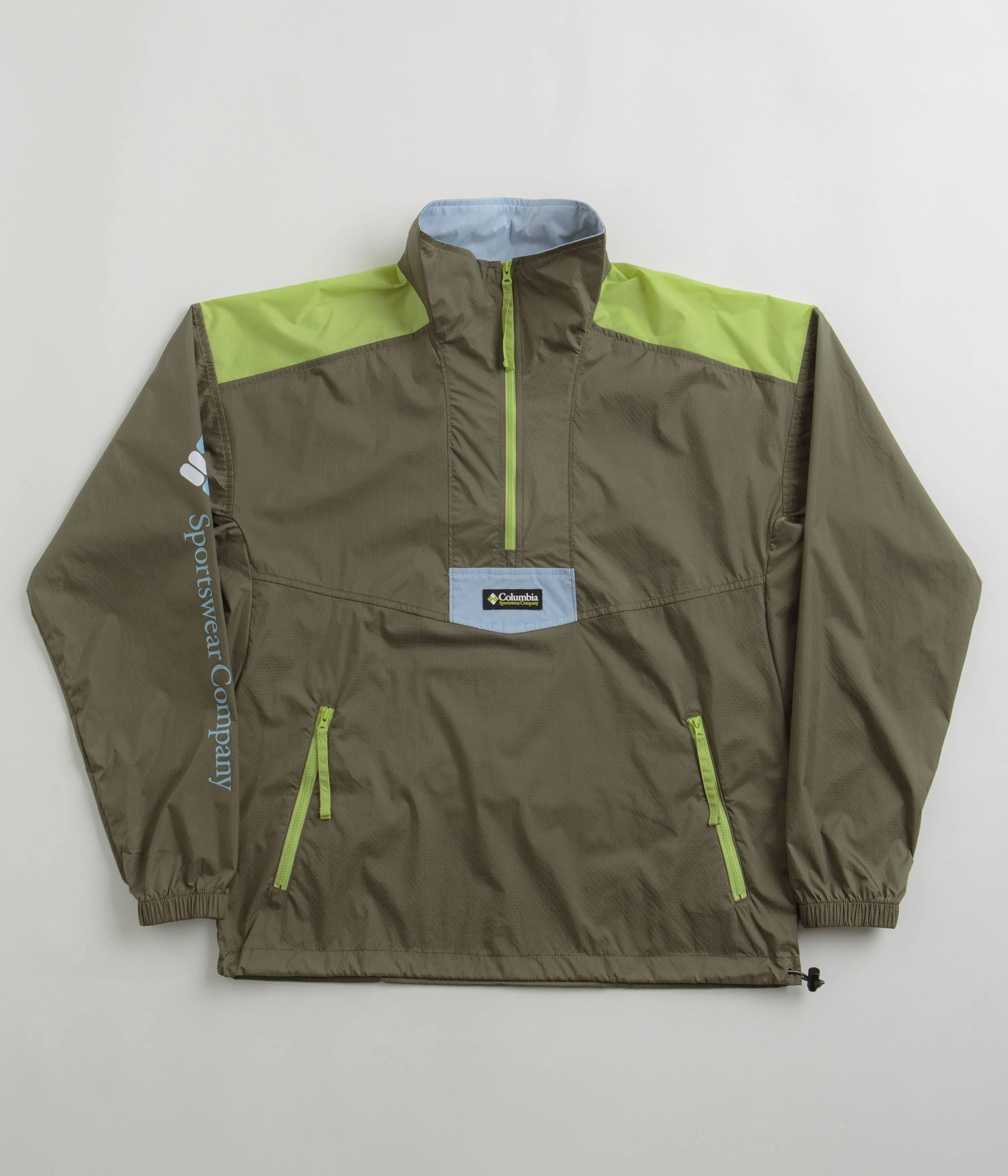 Columbia Riptide Anorak - Stone Green / Napa Green / Whisper