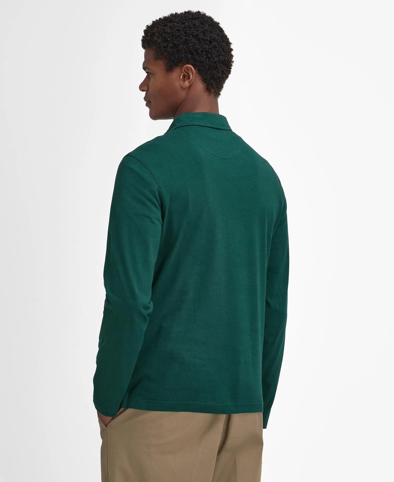  Corpatch Long-Sleeved Polo Shirt     