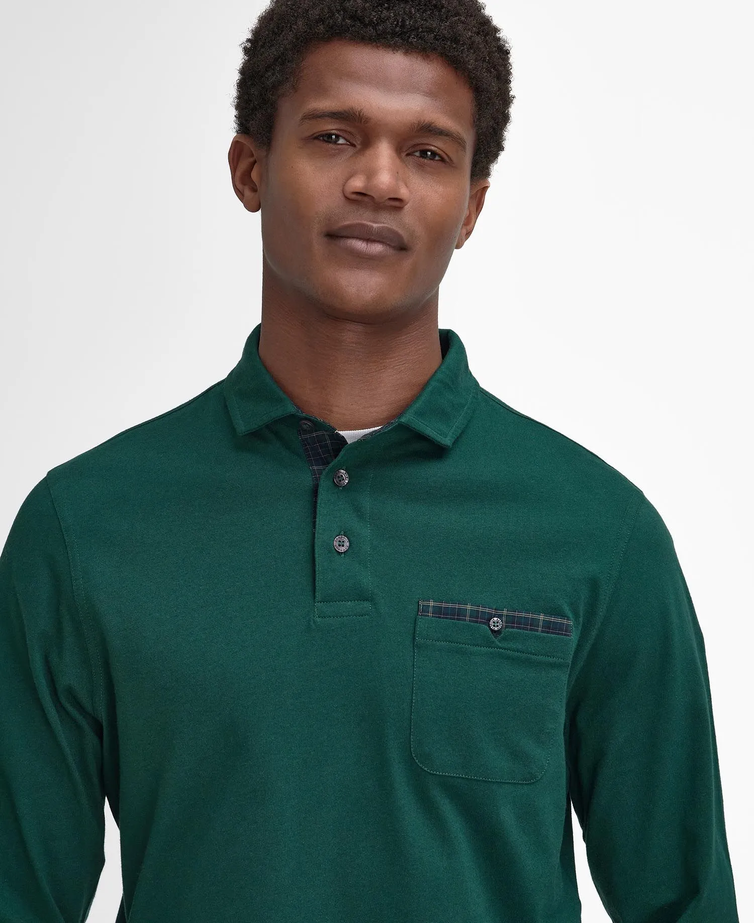  Corpatch Long-Sleeved Polo Shirt     