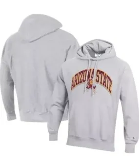 Cutter & Buck Men's NCAA Arizona State Sun Devils Vault Late Night Reverse Weave Pullover Hoodie