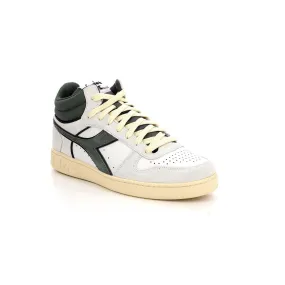 Diadora - Sneakers Haut - Magic B Suede - White/Dark Forest