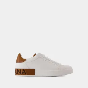 Dolce&Gabbana  Low Top Sneakers - Dolce&Gabbana - Leather - White