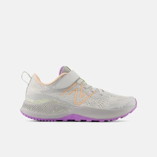 DynaSoft Nitrel A/C Trail Shoe - Grey Matter with Guava Ice and Purple Fade