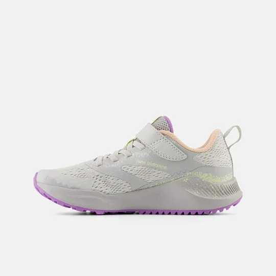 DynaSoft Nitrel A/C Trail Shoe - Grey Matter with Guava Ice and Purple Fade