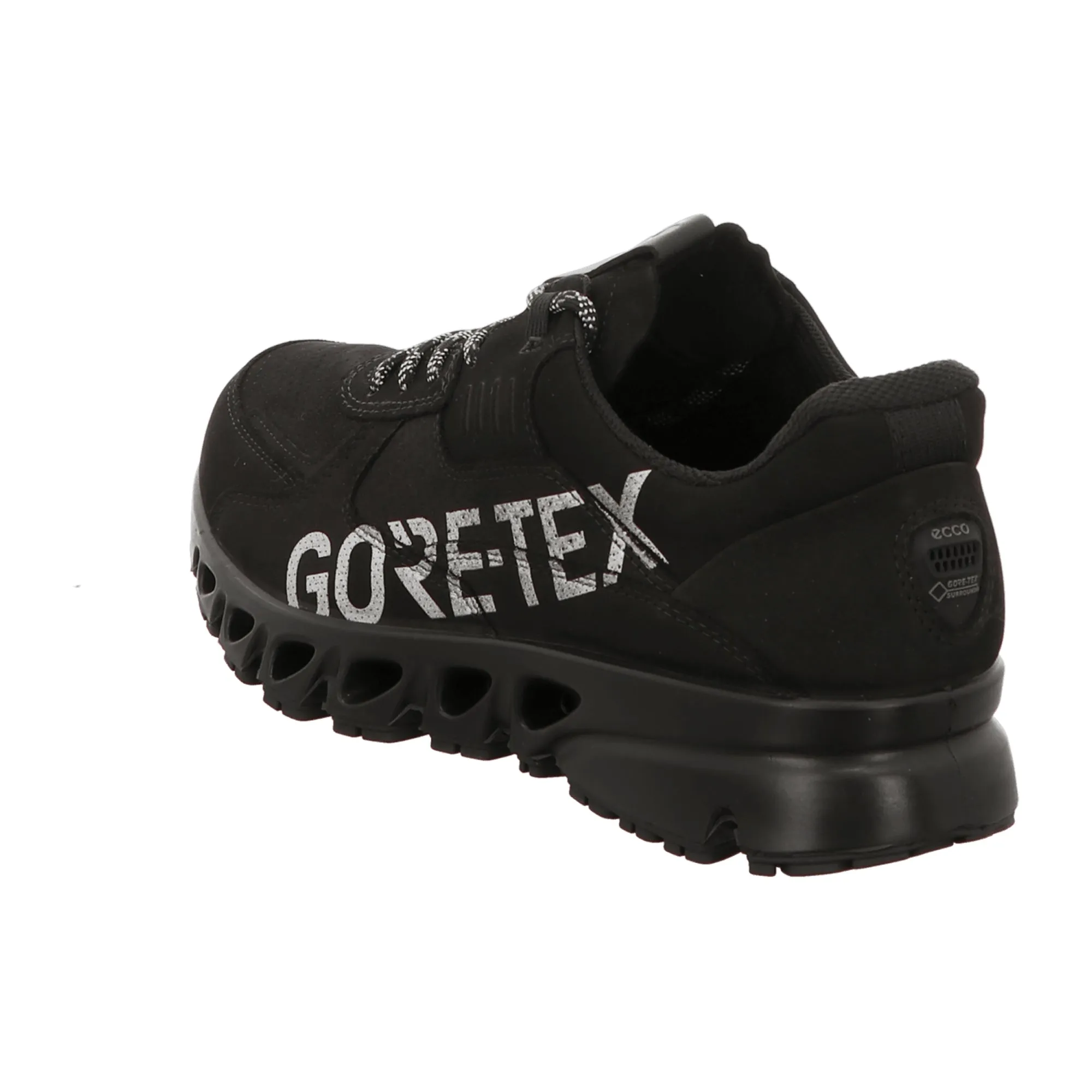 Ecco MultiVent Men's Black Shoes - GORE-TEX Waterproof Sneakers