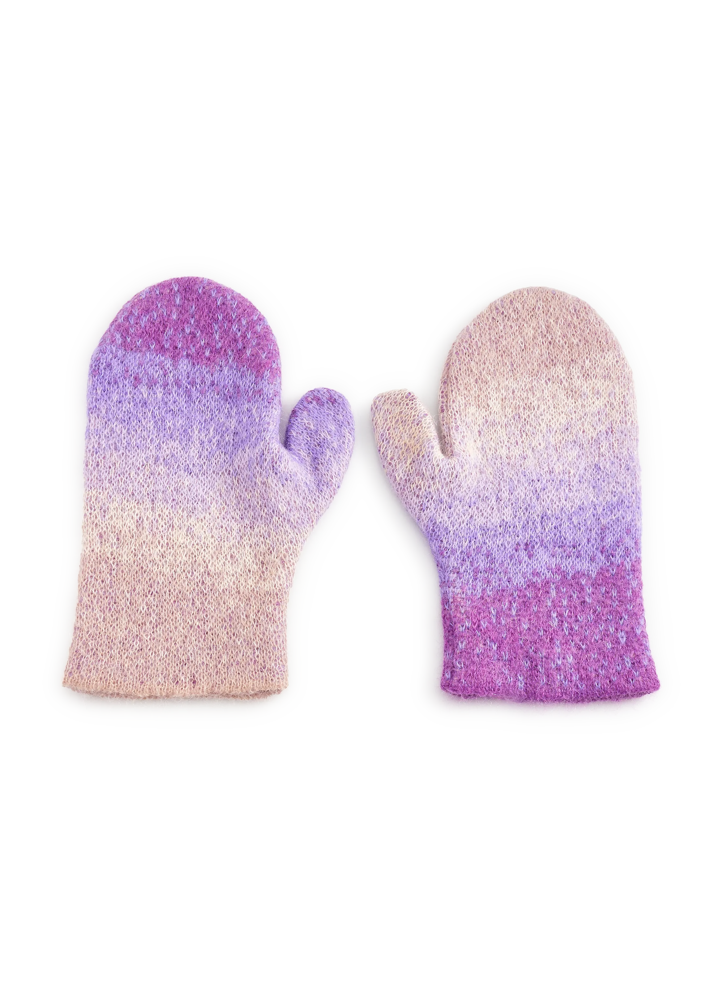 ERL  Wool and mohair mittens  - Purple