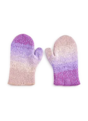 ERL  Wool and mohair mittens  - Purple