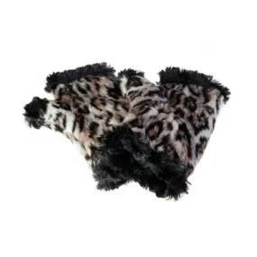 Faux Animal Fingerless Mittens