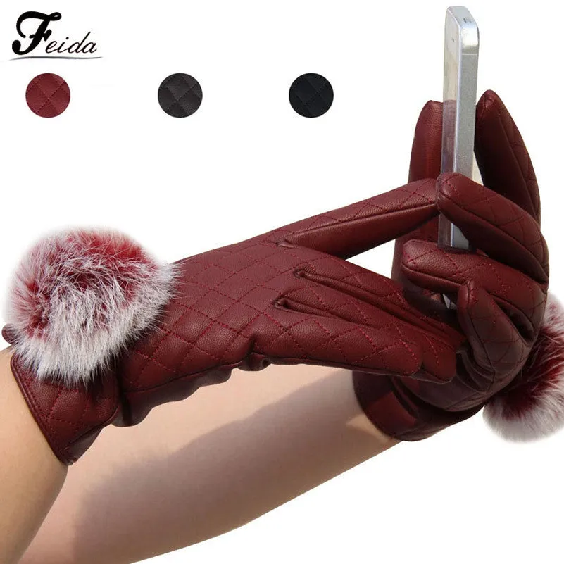 Feida BIG Discount Womens Screen Outdoor Warm Gloves