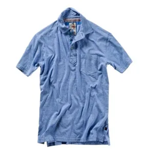 FINELINE JERSEY POLO BRIGHT BLUE/WHITE