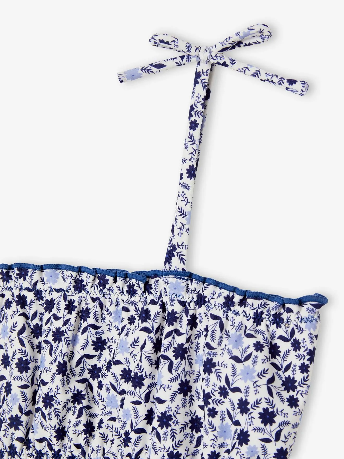 Floral Bikini for Girls - blue