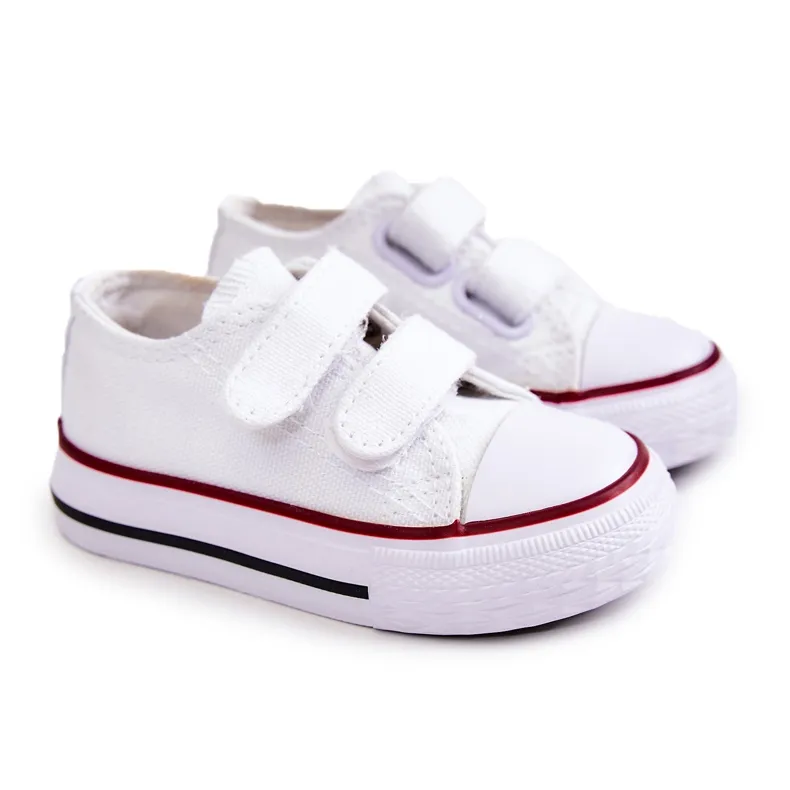 FR1 Children's Sneakers With White Bernie Velcro