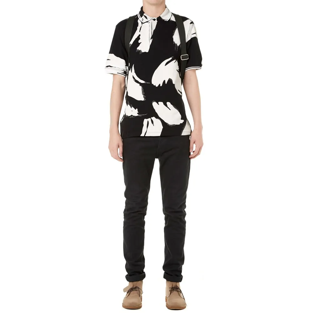 Fred Perry Separated Camouflage Layer 1 PoloBlack