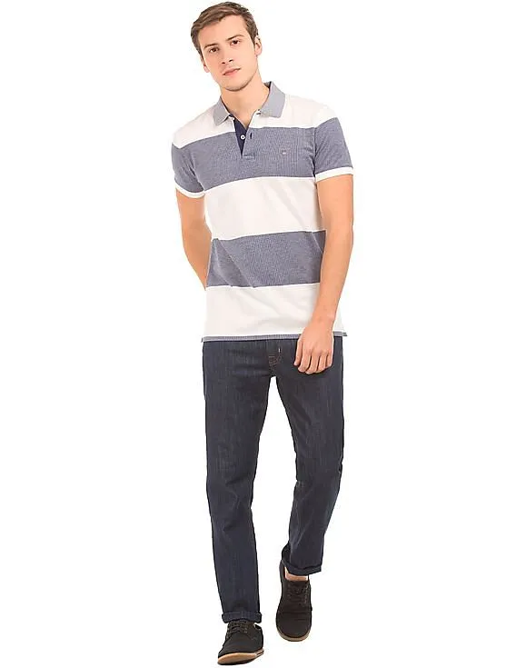 Gant Regular Fit Striped Polo Shirt