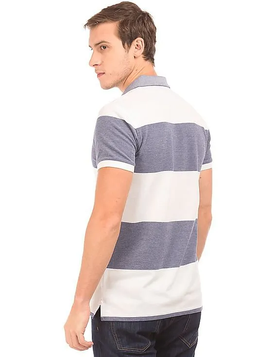 Gant Regular Fit Striped Polo Shirt