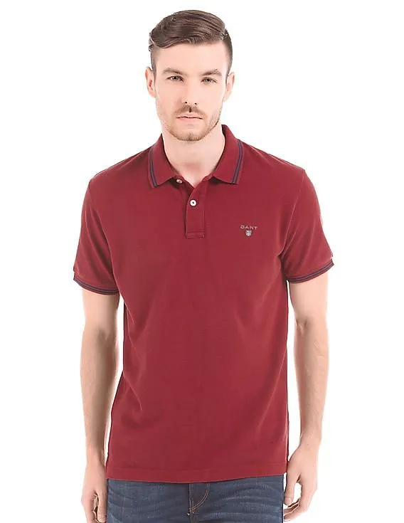 Gant Tipped Pique Polo Shirt