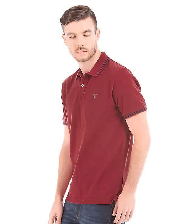 Gant Tipped Pique Polo Shirt