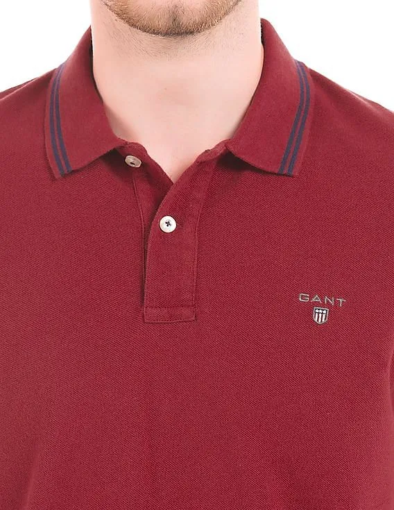 Gant Tipped Pique Polo Shirt