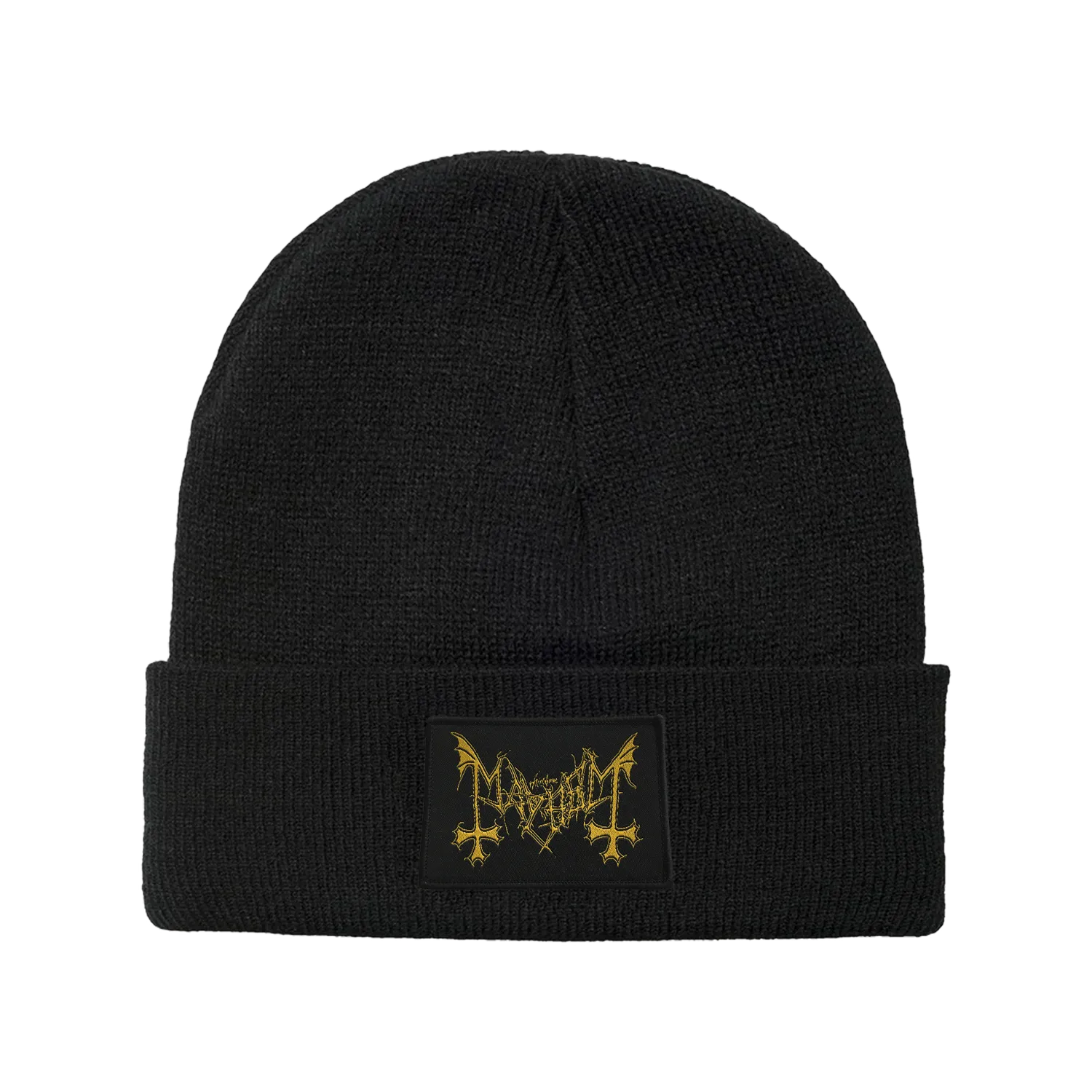 Gold Logo Cuff Beanie