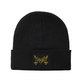 Gold Logo Cuff Beanie