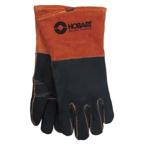 Hobart Kevlar Stitching Deluxe Welding Gloves - Rust/Black