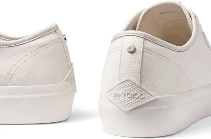 Jimmy Choo Palma M logo-embroidered sneakers Neutrals