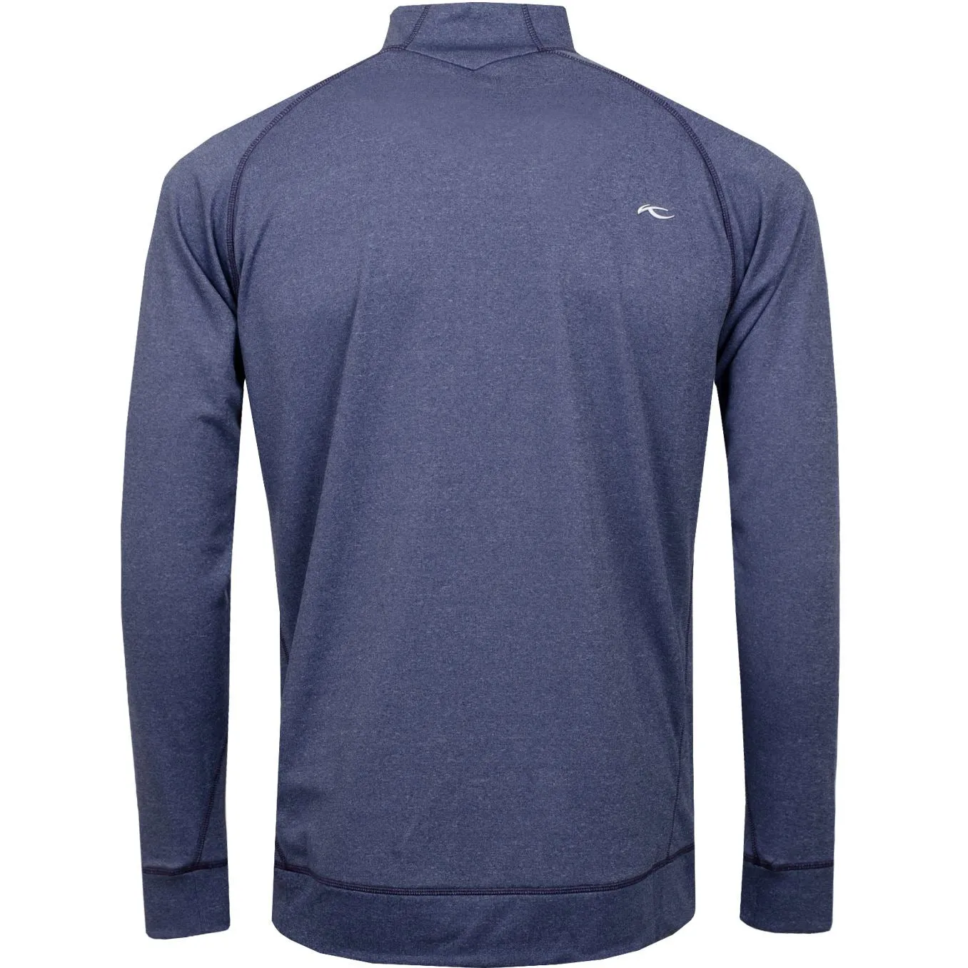 Keano Half Zip Regular Fit Mid Layer Atlanta Blue Melange - 2024